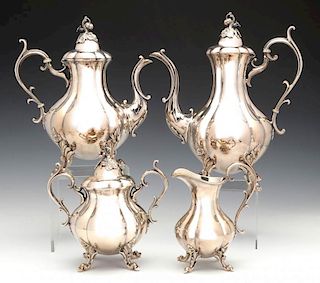 A REED AND BARTON 'WINTHROP' TEA AND COFFEE SERVICE