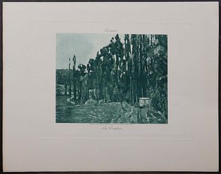 After Paul Cezanne: Les Peupliers