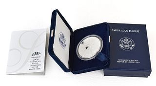 U.S. MINT 2006 AMERICAN EAGLE ONE OUNCE SILVER PROOF COIN