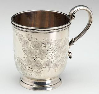 A BALL, BLACK AND CO 950 SILVER PRESENTATION CUP