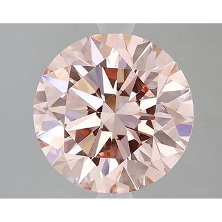 2.52 ct, Intense Pink/VS1, Round cut IGI Graded Lab Grown Diamond