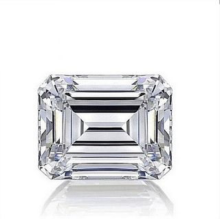 NO-RESERVE LOT: 3.19 ct, Emerald cut IGI Graded Lab Grown Diamond
