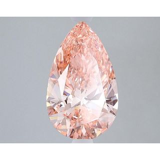 2.67 ct, Vivid Pink/VS1, Pear cut IGI Graded Lab Grown Diamond