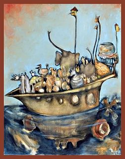 NATASHA TUROVSKY, Noan's Ark, print on canvas