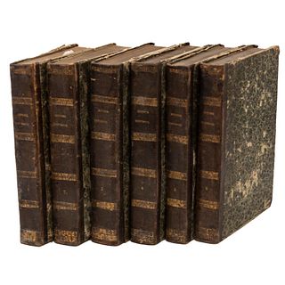 Cantú, César. Biblioteca Universal Económica. Historia Universal. México: Boix, Bresserer y Compañia, 1851 - 1856. Piezas: 6.
