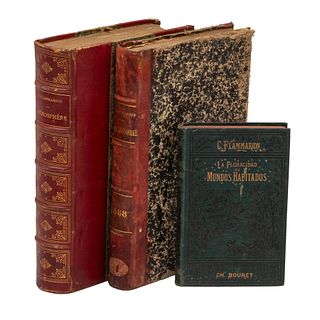 Libros escritos por Flammarion. L´Atmosphere description des Grands Phénoménes de la nature. Piezas: 3.
