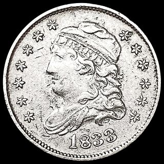 1833 Capped Bust Half Dime CLOSELY UNCIRCULATED