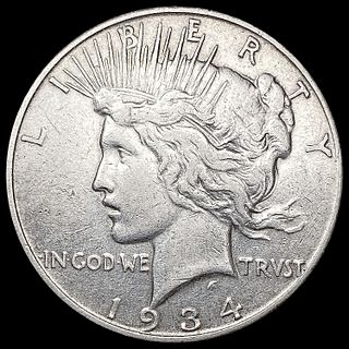 1934-D Silver Peace Dollar NEARLY UNCIRCULATED