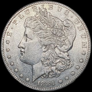 1884-S Morgan Silver Dollar NEARLY UNCIRCULATED