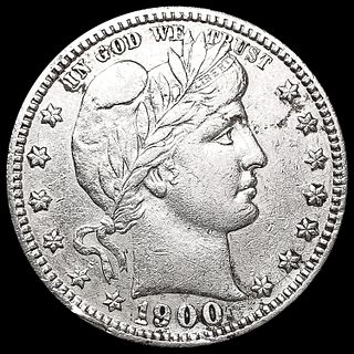 1900-S Barber Quarter CLOSELY UNCIRCULATED