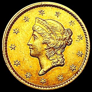 1849 Rare Gold Dollar CHOICE AU