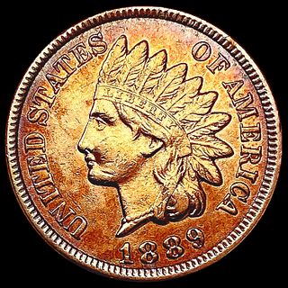 1889 RED Indian Head Cent CHOICE AU
