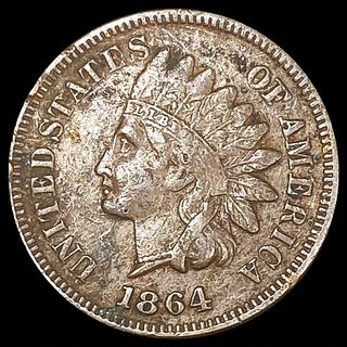1864 WITH L Indian Head Cent LIGHTLY CIRCULATED