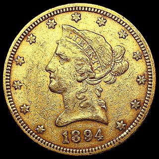 1894 $10 Gold Eagle NEARLY UNCIRCULATED