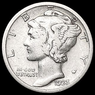 1923-S Mercury Dime NEARLY UNCIRCULATED