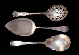 LATE 19TH / EARLY 20TH CENTURY STERLING SERVERS