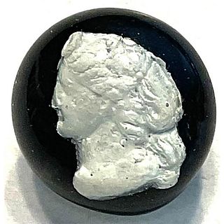 A scarce division one sulfide paperweight button