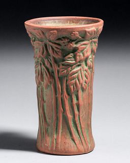 Peters & Reed Moss Aztec Vase c1910s