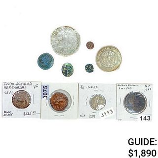 57 - 1927 Foreign Coinage w/ Silver (8 Coins)   
