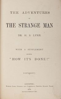 The Adventures of a Strange Man, with a Supplement Showing “How It’s Done!”.