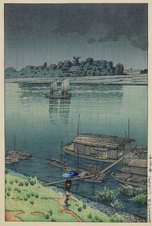 Hasui Kawase (Japanese, 1883-1957) woodblock