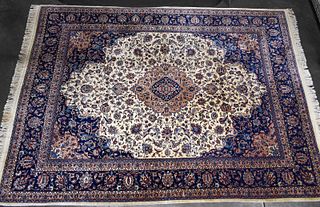 HAND KNOTTED KASHAN RUG