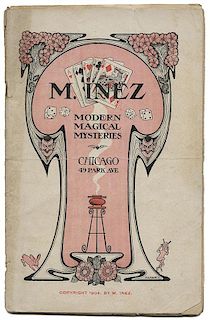 M. Inez Modern Magical Apparatus.