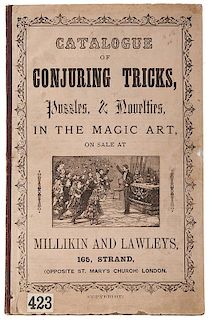 Millikin and Lawley’s Catalogue of Conjuring Tricks, Puzzles, & Novelties.