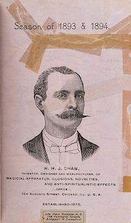 W. H. J. Shaw Catalog.