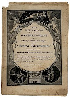 Petrie Prestidigitator. Entertainment of Mystery, Mirth, and Magic.