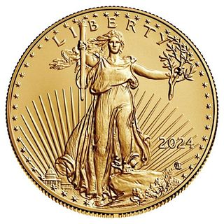 (5) 2024 American $50 Gold Eagle 1 ozt