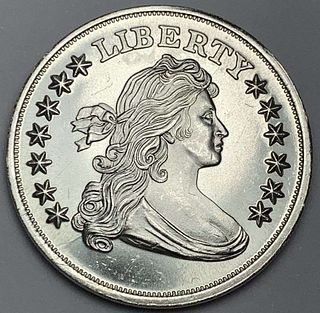 Draped Bust Design 1 ozt .999 Silver 