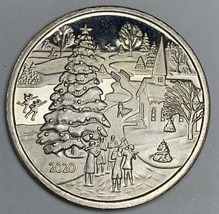 2020 "Best Wishes For Peace & Joy This Holiday Season" 1 ozt .999 Silver 