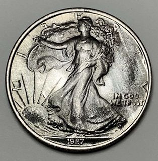 1987 Walking Liberty Design 1 ozt .999 Silver