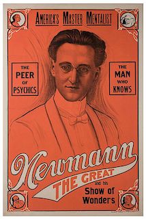 Newmann the Great and his Show of Wonders.