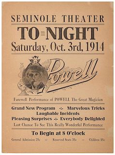 Four Show Bills for Powell.
