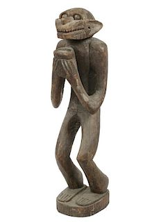 CARVED WOOD AFRICAN SCULPTURE