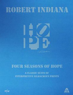 Robert Indiana - Four Seasons of Hope Portfolio Cover