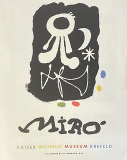 Joan Miro - Kaiser Wilhelm Museum Poster