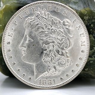 1881 Morgan Silver Dollar UNC