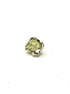 GIA Fancy Yellow Octagonal-cut Loose Diamond .85CT