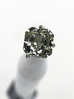 .74 Carat GIA Fancy Gray-Yellowish Green Diamond 