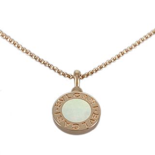 BVLGARI MOTHER OF PEARL 18K ROSE GOLD NECKLACE