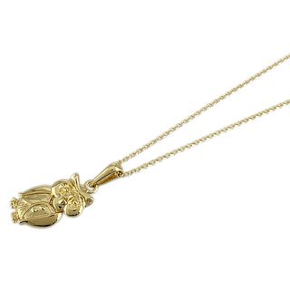 OWL 18K YELLOW GOLD NECKLACE