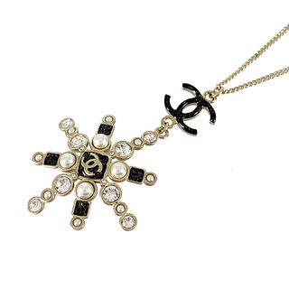 CHANEL LOGO NECKLACE