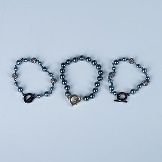 3pc Faux Pearl Bracelets
