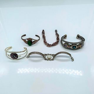 5pcs Unique Sterling Silver Bracelets