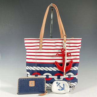 3pc Brighton Handbag, Wallet and Change Purse, Nautical