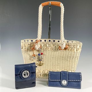 3pc Brighton Handbag, Wallet and Cross Body Bag, Nautical