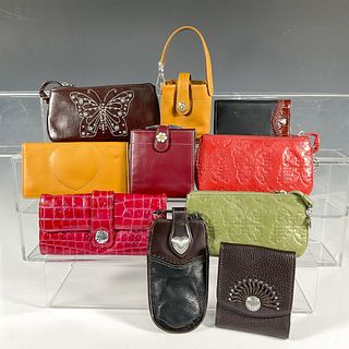 10pc Brighton Leather Wallets, Phone Cases, Various Colors